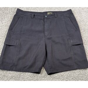 Tommy Bahama Relax Mens Tencel Cotton Blend‎ Shorts Black Cargo 42 Inseam 9